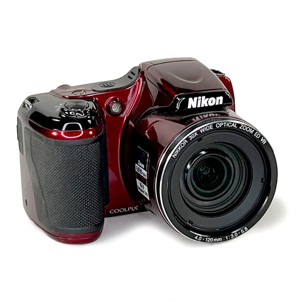 Red Nikon Coolpix L820 Digital Camera